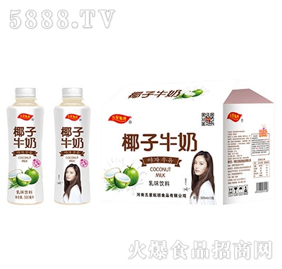 五星航班椰子牛奶乳味飲料500mlx15瓶