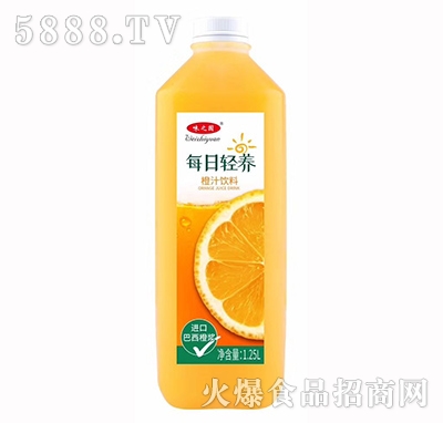 味之園每日輕養(yǎng)橙汁飲料1.25L