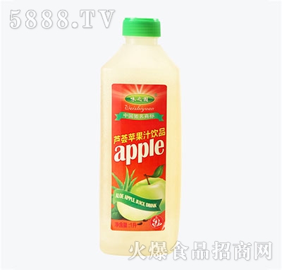 味之園蘆薈蘋果汁飲品1升