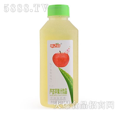 味之園蘆薈蘋果汁500ml瓶裝