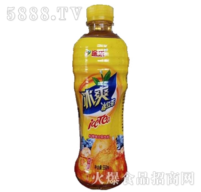 途樂冰爽冰紅茶檸檬味茶飲料550ml