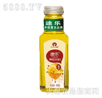 途樂果粒飲料芒果味520ml