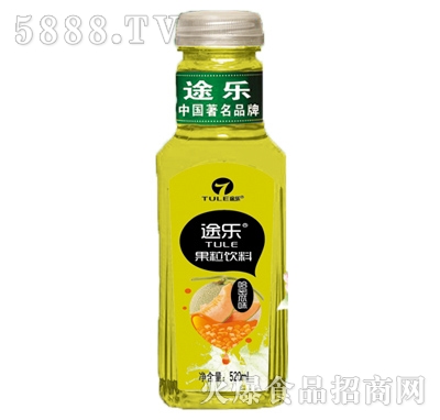途樂果粒飲料哈密瓜味520ml