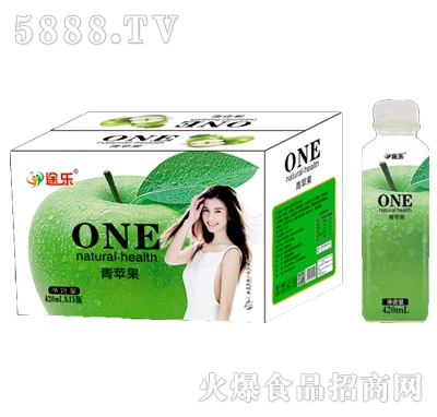 途樂青蘋果飲料420mlx15瓶