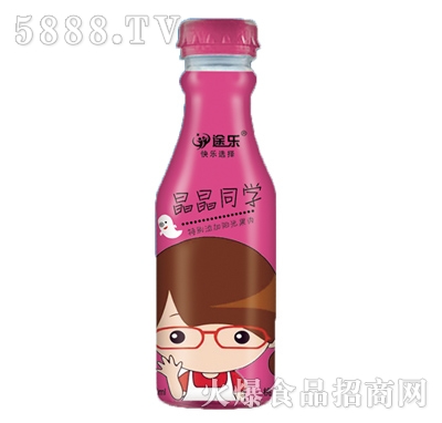 途樂晶晶同學(xué)桃汁飲料