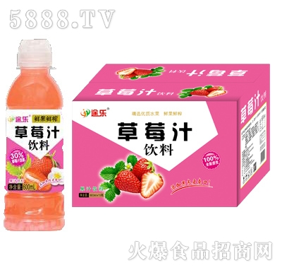 途樂鮮果鮮榨草莓汁飲料600ml