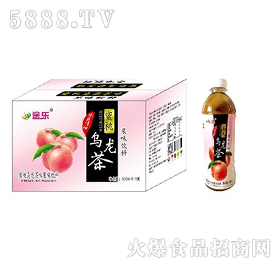 途樂蜜桃烏龍茶果味飲料500mlx15瓶