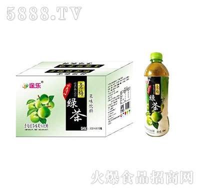 途樂青梅綠茶果味飲料500mlx15瓶