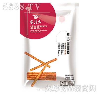 食為先幸運(yùn)星星棒調(diào)味面制品108g