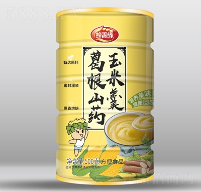 蜂香緣桶裝沖調(diào)葛根山藥玉米羹方便食品500g