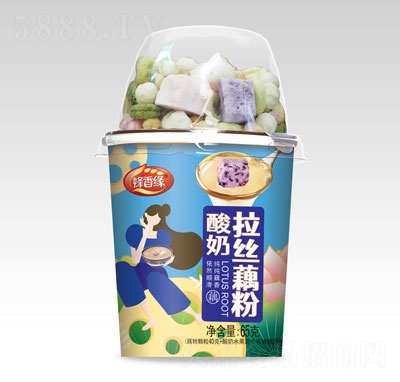 蜂香緣酸奶拉絲藕粉65g