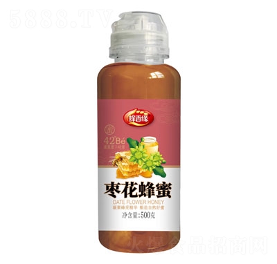 蜂香緣棗花蜂蜜500克