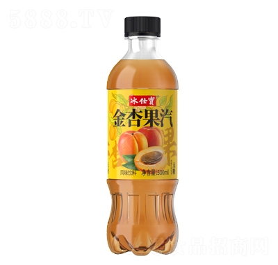 冰仕寶金杏果汽風(fēng)味飲料500ml