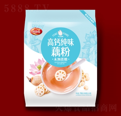 蜂香緣高鈣純味藕粉708g