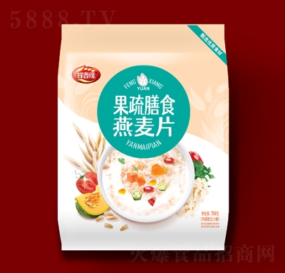蜂香緣果蔬膳食燕麥片708g