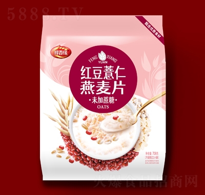 蜂香緣紅豆薏仁燕麥片708g招商