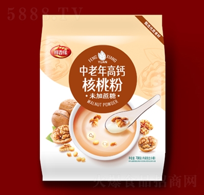 蜂香緣中老年高鈣核桃粉708g