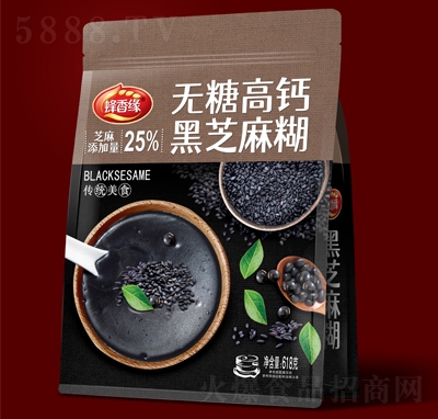 蜂香緣無糖高鈣黑芝麻糊618g