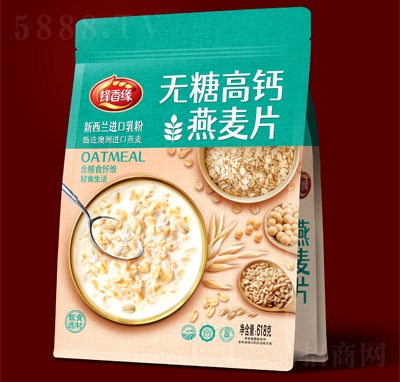 蜂香緣無糖高鈣燕麥片618g