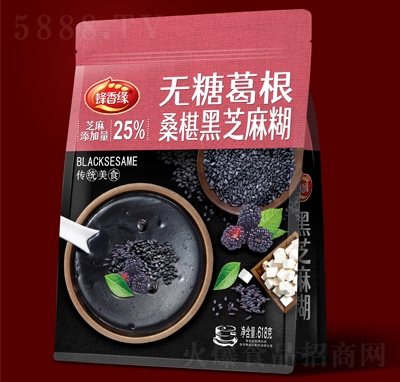 蜂香緣無糖葛根桑葚黑芝麻糊618g