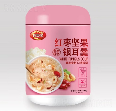 蜂香緣紅棗堅果銀耳羹