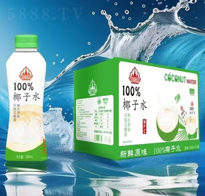 椰正世家100%椰子水350ml×15