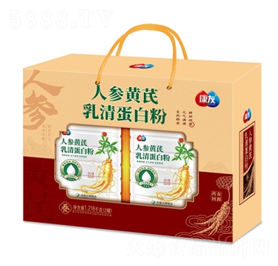 康有人參黃芪乳清蛋白粉1.218kg(2罐）