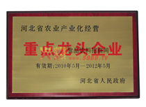 農(nóng)業(yè)產(chǎn)業(yè)化重點(diǎn)龍頭企業(yè)