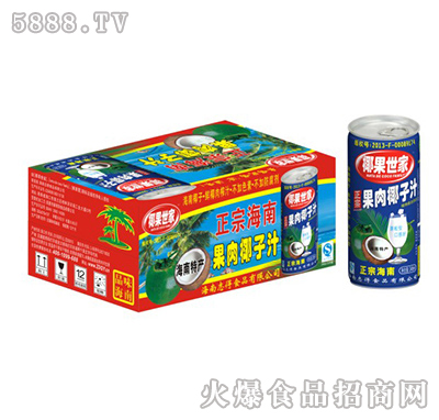 245mlx24罐果肉椰汁（標(biāo)箱）