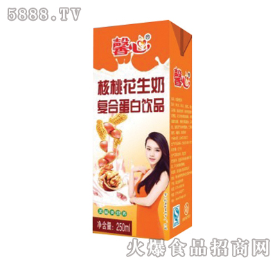 馨心核桃花生奶利樂包250ml