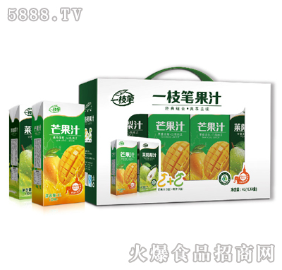 一支筆芒果汁（利樂包）禮盒1LX4