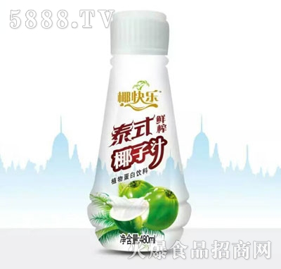 椰快樂泰式鮮榨椰子汁480ml