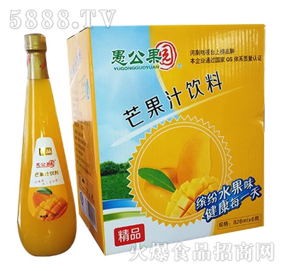 828mlx6瓶芒果汁