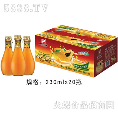 勁爵（木瓜汁）外箱效果圖230mlx20