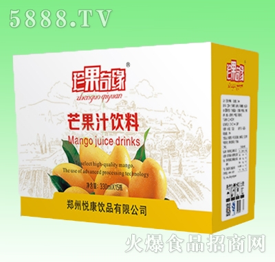 珍果奇緣芒果汁330mlx15