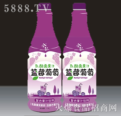 今谷藍(lán)莓葡萄乳酸菌果汁