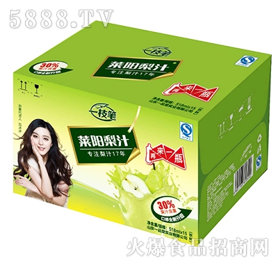 一枝筆萊陽梨汁518mlx15瓶