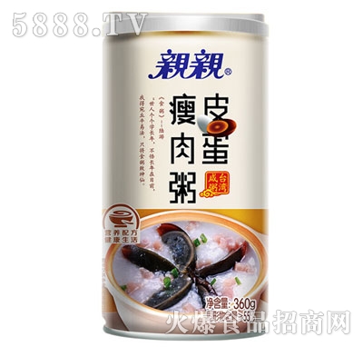 親親皮蛋瘦肉粥360g