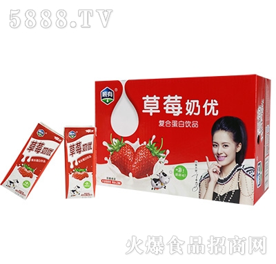 250mlx20順有果乳奶優(yōu)草莓味箱裝