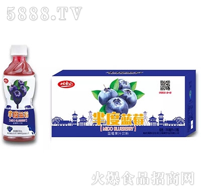 岫玉山羋度藍(lán)莓汁350mlx15瓶