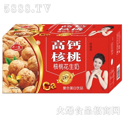 旺望樂高鈣核桃花生奶復(fù)合蛋白飲品箱裝