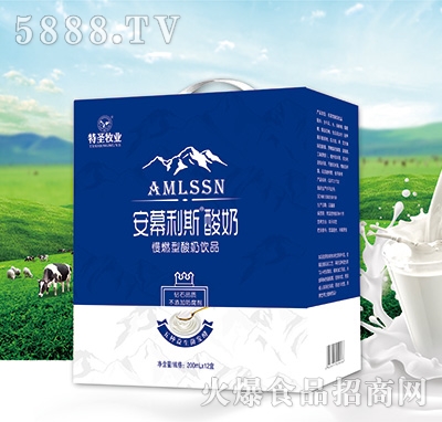 特圣牧業(yè)安幕利斯酸奶200mlx12盒