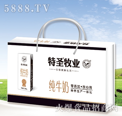 特圣牧業(yè)純牛奶飲料250mlx12盒