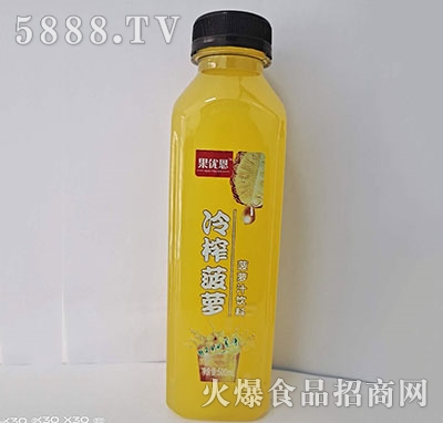 果優(yōu)恩冷榨菠蘿汁飲料500ml
