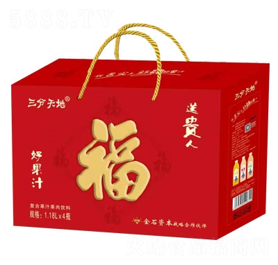 三分天地復合果汁果肉飲料1.18LX4