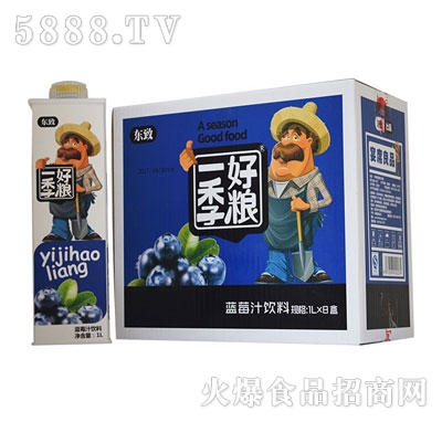 東致1L方盒藍(lán)莓汁飲料