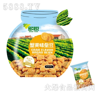 多悅蟹黃味蠶豆86g