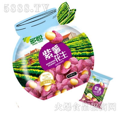 多悅紫薯花生86g