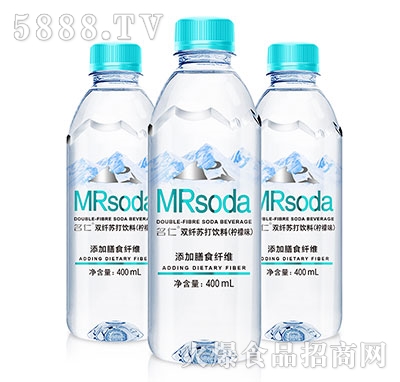 名仁雙纖蘇打飲料檸檬味400ml