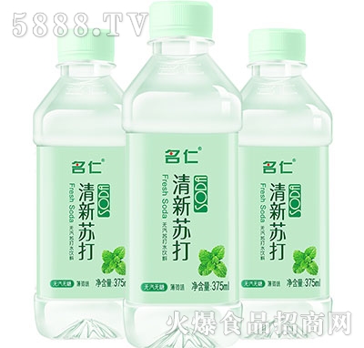 名仁清新蘇打水飲料375ml